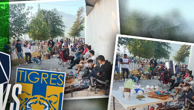 Aficionados De Rayados Realizan Largas Filas Para Asegurar Sus Boletos